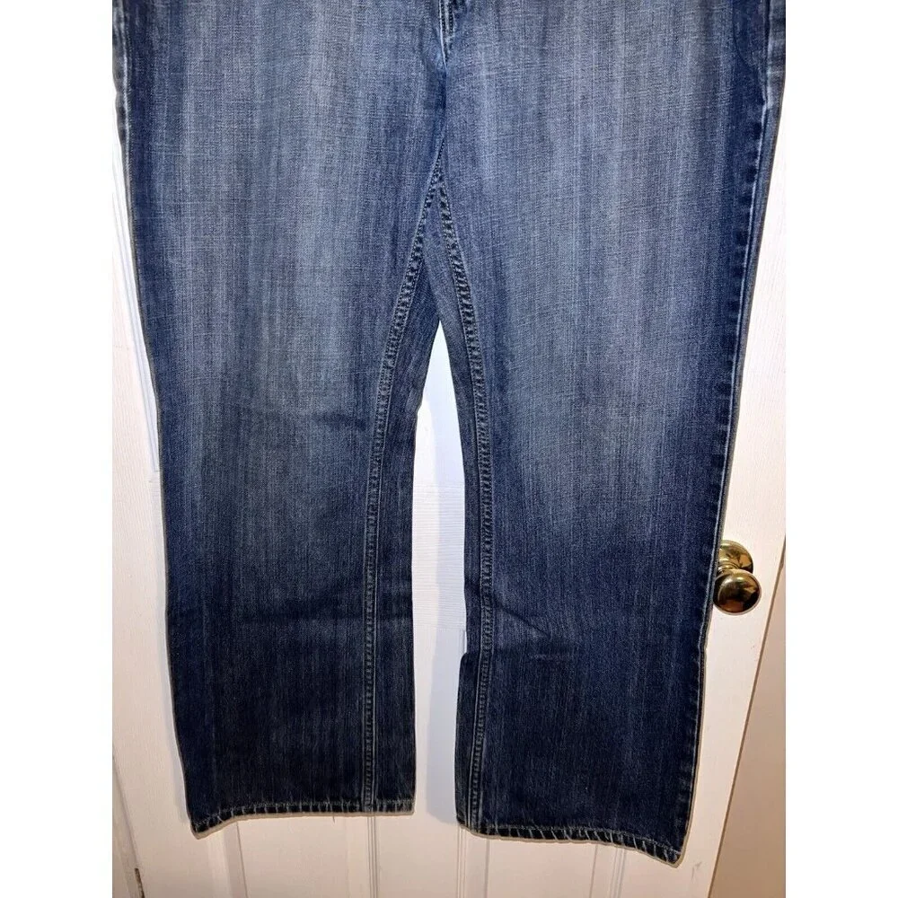ond OLD NAVY DENIM Low Rise Bootcut Mens Dark Wash Jeans Sz 36x31